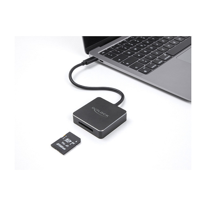 Čitač kartica DELOCK USB-C za SD Express (SD 7.1) (SuperSpeed 10 Gbps, UHS-II)-1