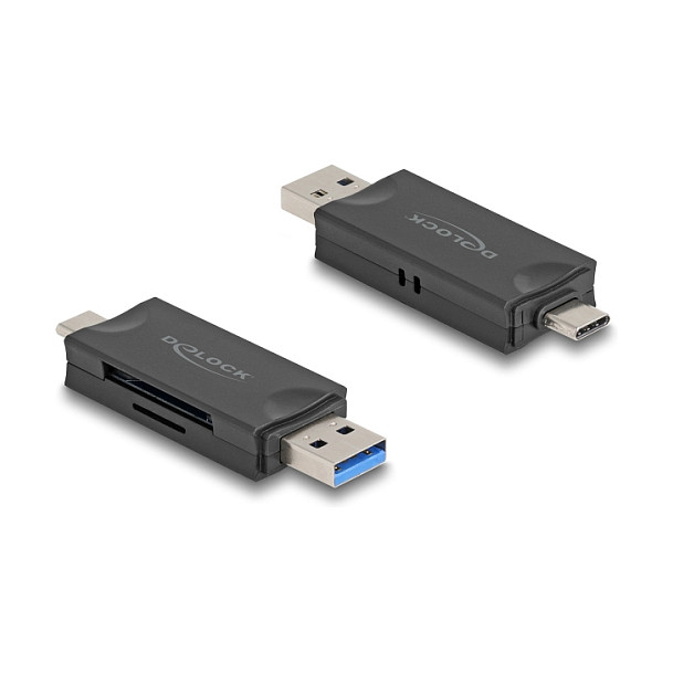 Čitač kartica DELOCK 91020 USB 5 Gbps (USB-C / USB-A, za SD i Micro SD kartice)-2