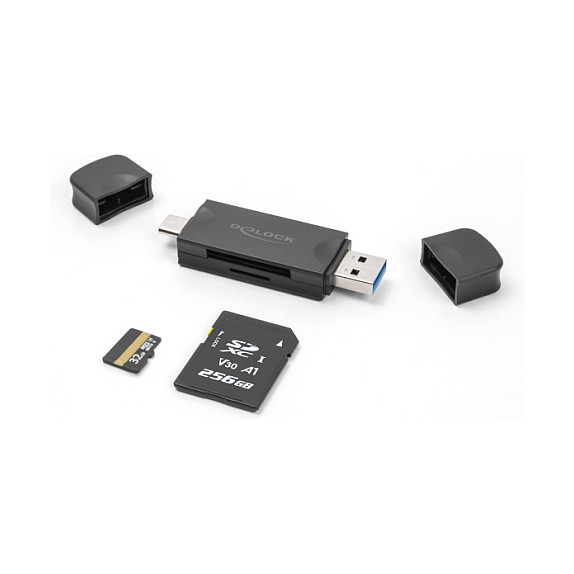 Čitač kartica DELOCK 91020 USB 5 Gbps (USB-C / USB-A, za SD i Micro SD kartice)-4
