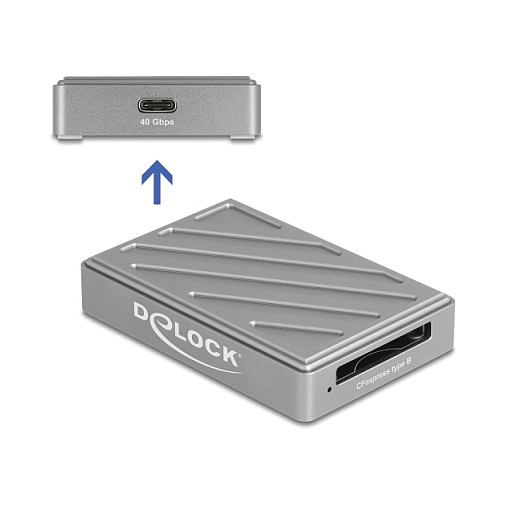 Čitač kartica DELOCK USB-C za CFexpress Type B (USB4 40 Gbps, NVMe)-2