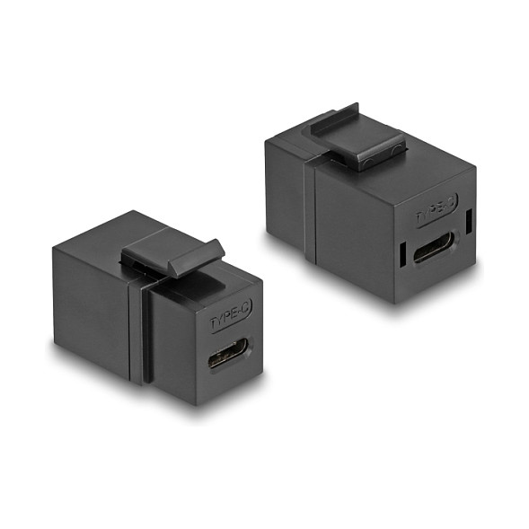 Keystone modul DELOCK 87950 (USB-C Ž na USB-C Ž, USB 2.0, crni)