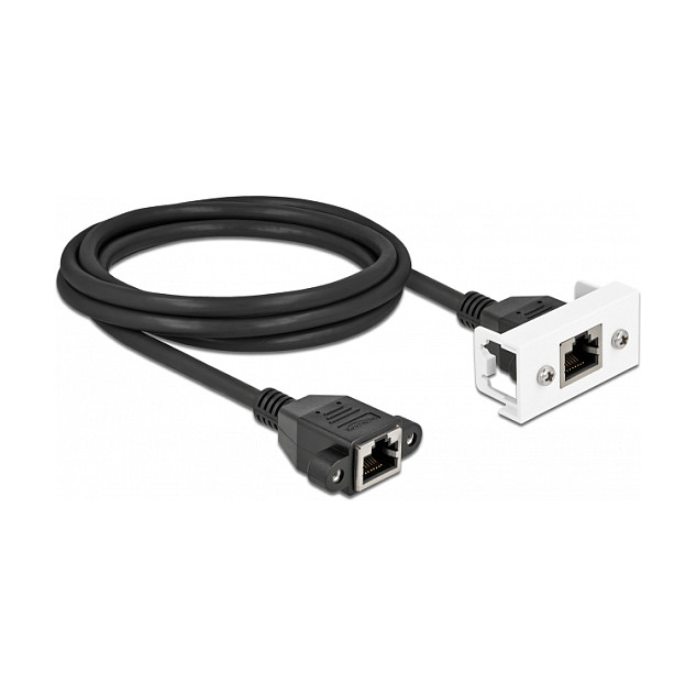 Mrežni produžni kabel DELOCK Easy 45 Cat.6A S/FTP (RJ45 Ž/Ž, 2 m)