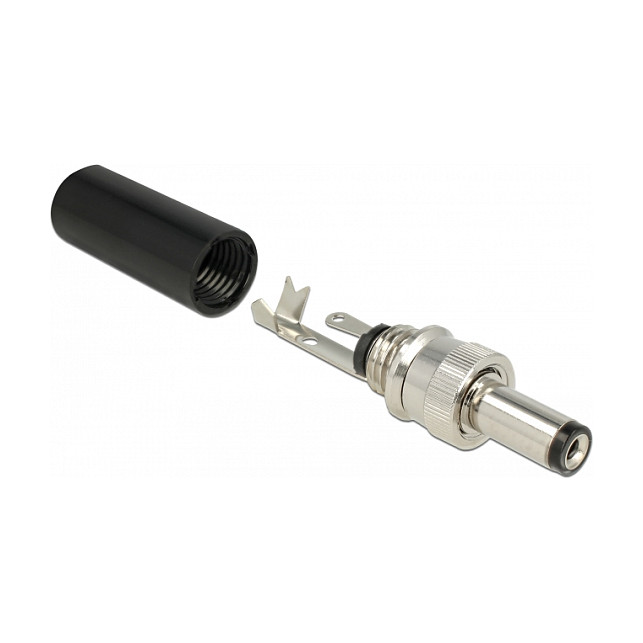 DC konektor DELOCK 5.5 x 2.5 mm muški (lemna verzija, duljina 12.0 mm)-2