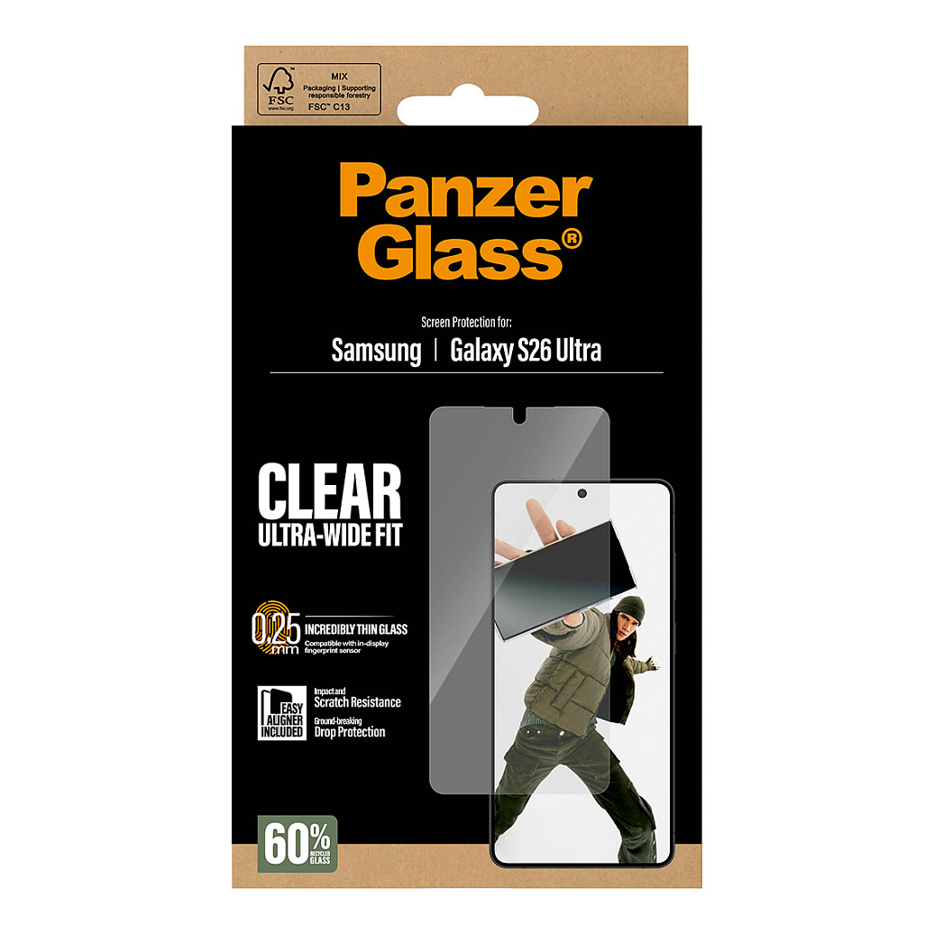 Staklo zaštitno PANZERGLASS za SAMSUNG GALAXY S26 Ultra, Ultra wide fit-4