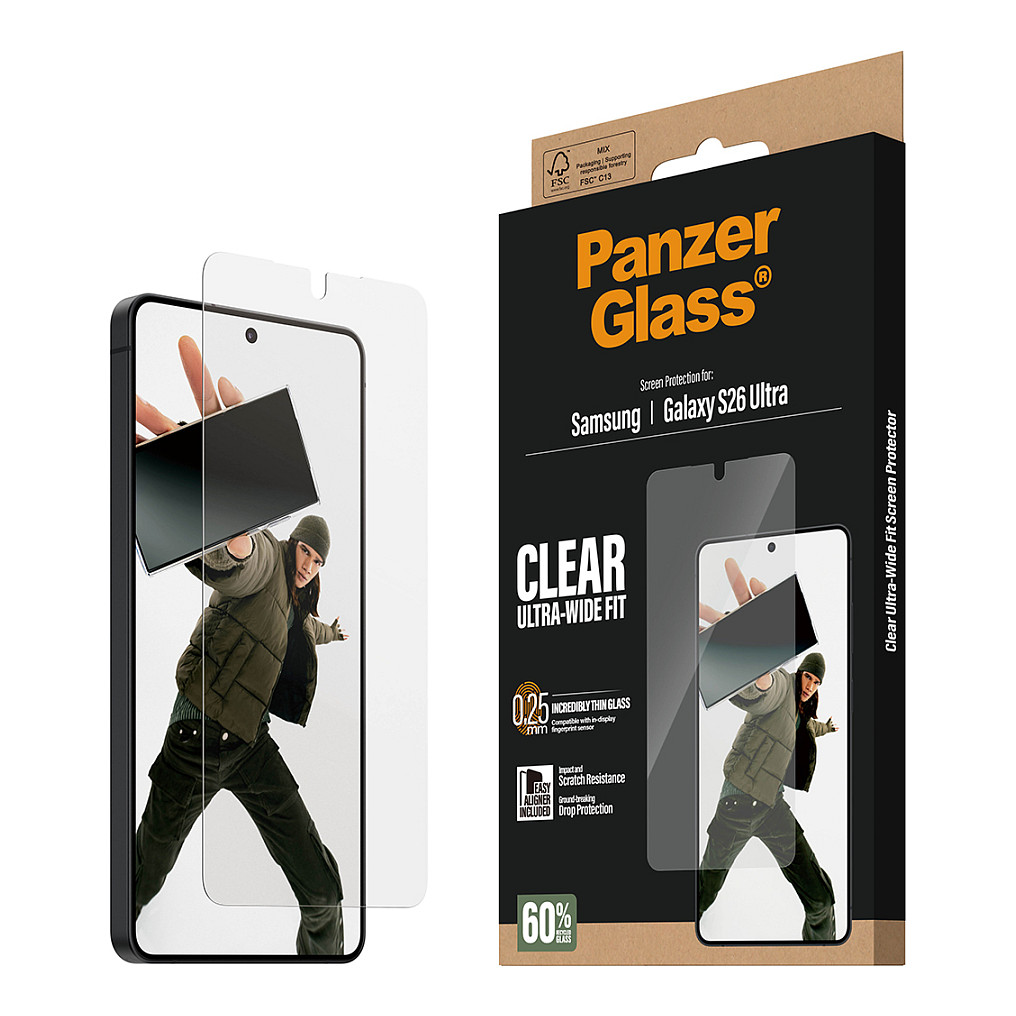 Staklo zaštitno PANZERGLASS za SAMSUNG GALAXY S26 Ultra, Ultra wide fit-7