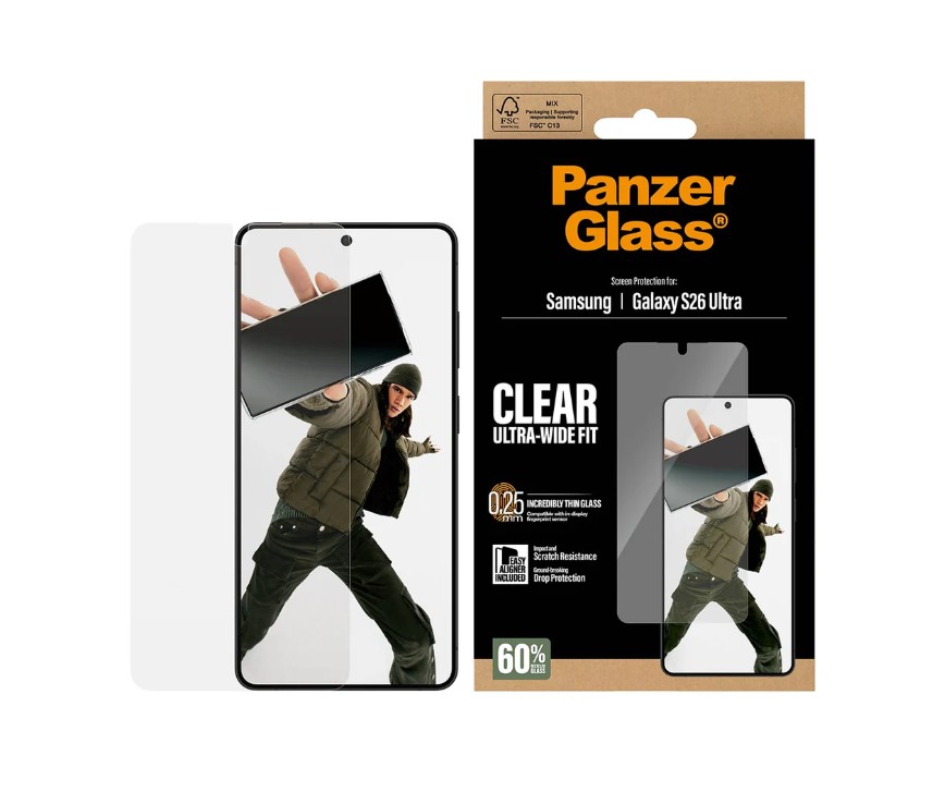 Staklo zaštitno PANZERGLASS za SAMSUNG GALAXY S26 Ultra, Ultra wide fit-0