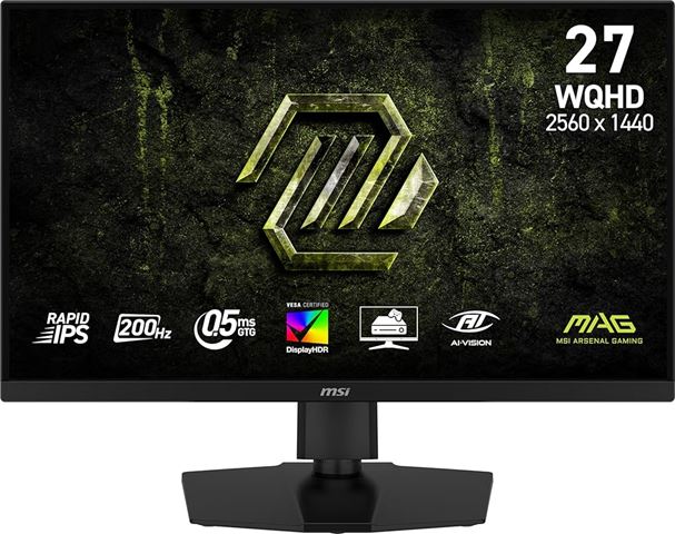 Gaming monitor MSI MAG 274QPF E2 (27" WQHD, 200 Hz, 0.5 ms, Rapid IPS, HDR400)