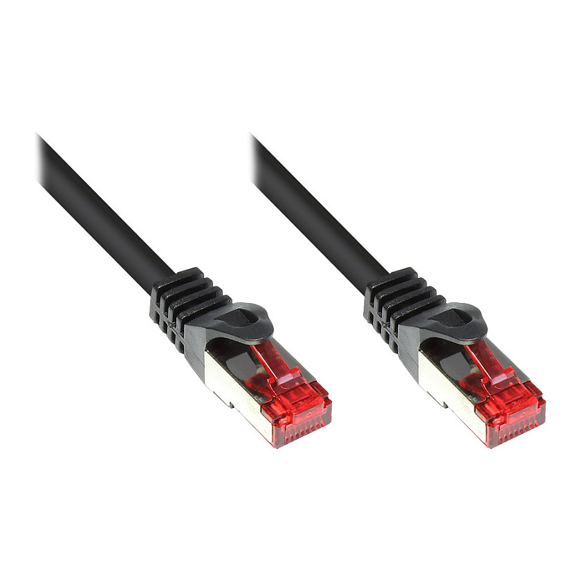 Mrežni kabel GOODCONNECTIONS Cat.6 S/FTP (PiMF) 2m, crni