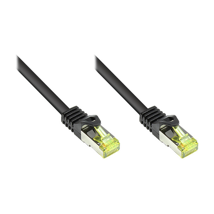 Mrežni kabel GOODCONNECTIONS Cat.6a (Cat.7 sirovina) S/FTP, 10m, crni-0