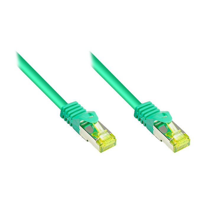 Mrežni kabel GOODCONNECTIONS Cat.6A (Cat.7 sirovina) 10m zeleni (S/FTP, 500MHz, LSZH)-0