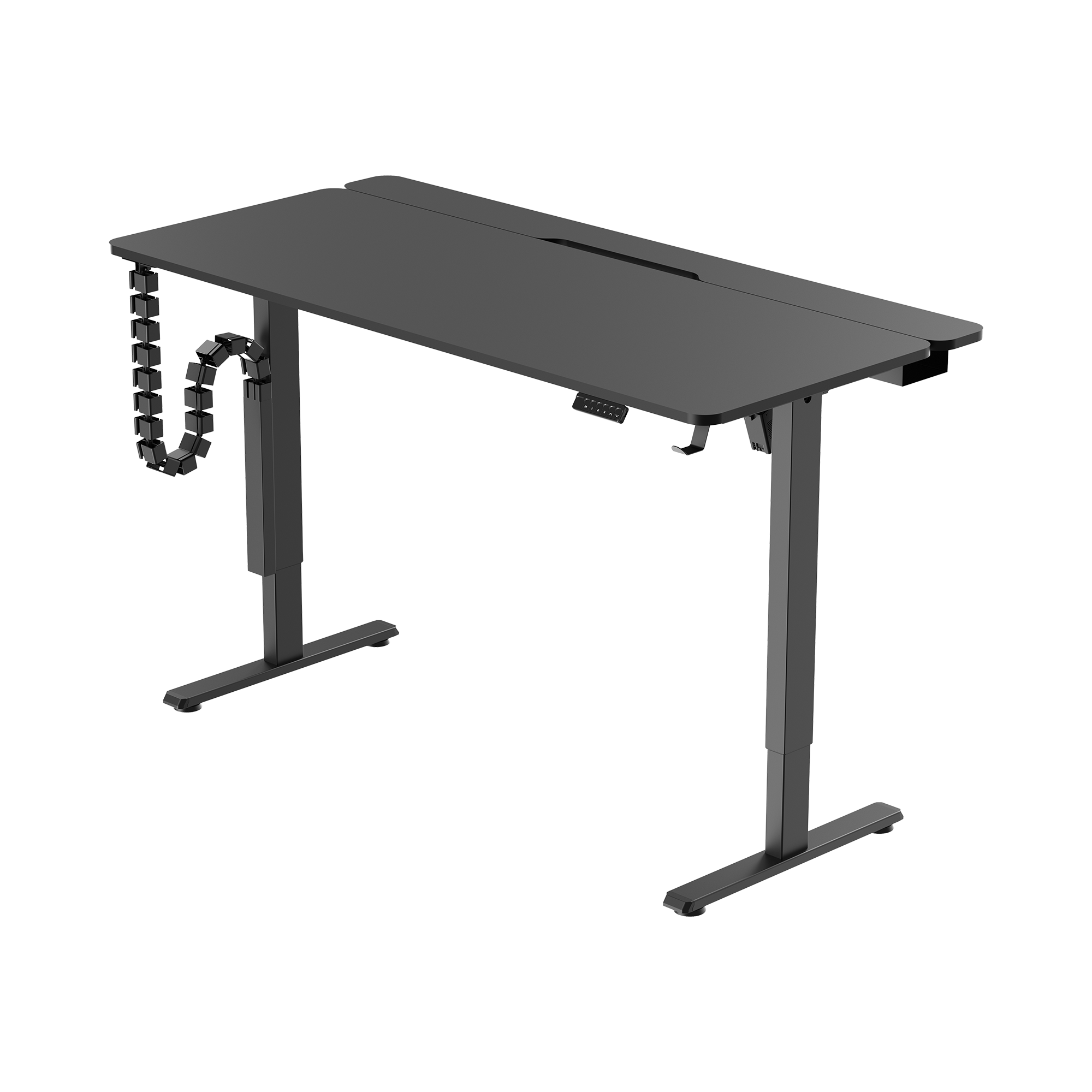 Gaming stol WHITE SHARK GDS-ALPHA (140x60cm, podesiva visina, RGB osvjetljenje)-1