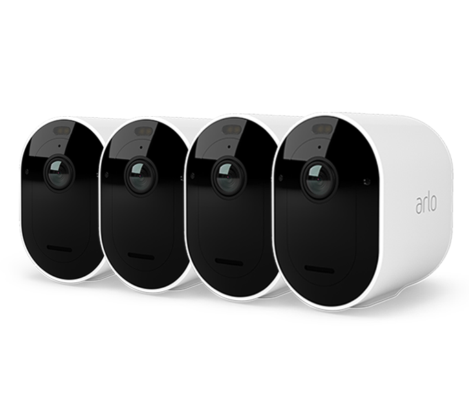 Sigurnosna kamera ARLO Pro 5S 2K Spotlight (4 kamere, 2K HDR, Wi-Fi, baterija) bijela