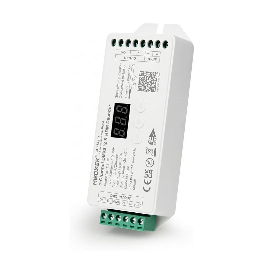 DMX adapter kabel SYNERGY 21 (RJ-45 na 3-pinski XLR muški, 0.15 m)