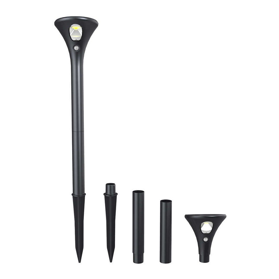 Solarna vrtna lampa SYNERGY 21 (2 komada, nehrđajući čelik, IP44, do 8h rada)-5