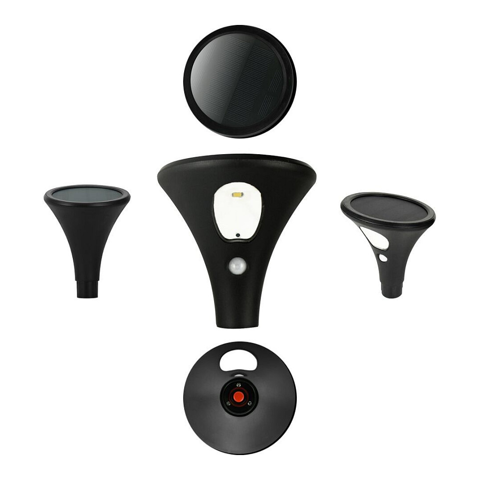 Solarna vrtna lampa SYNERGY 21 (2 komada, nehrđajući čelik, IP44, do 8h rada)-6