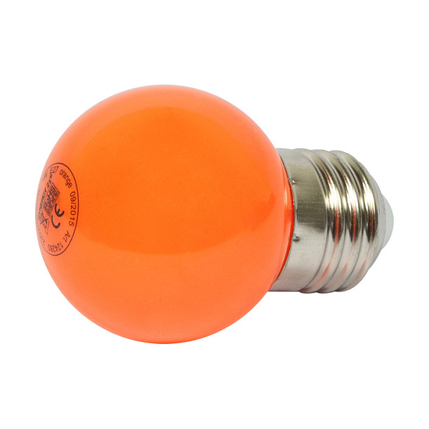LED žarulja SYNERGY 21 Retrofit G45 (E27, 1W, Narančasta)-0