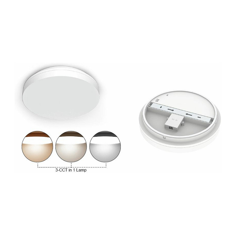 LED stropna i zidna svjetiljka SYNERGY 21 THEIA (25W, IP54, 2500 lm, 3000K/4000K/5700K, dimabilna)-2