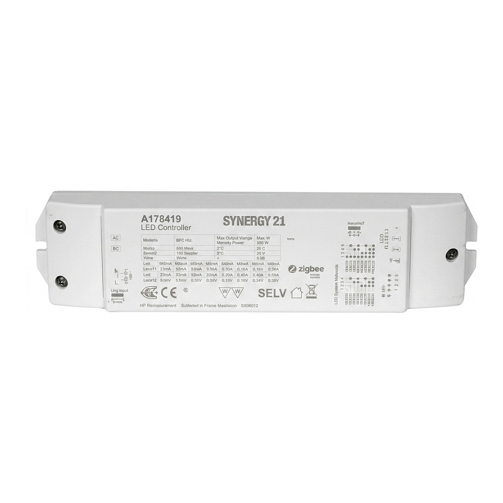 ZigBee LED kontroler SYNERGY 21 EOS 10 (50W, 2-kanalni, CCT, konstantna struja)-0