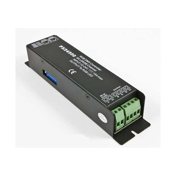 LED kontroler SYNERGY 21 DMX 512 Slave RGB (3x5A, 12-24V DC)-0