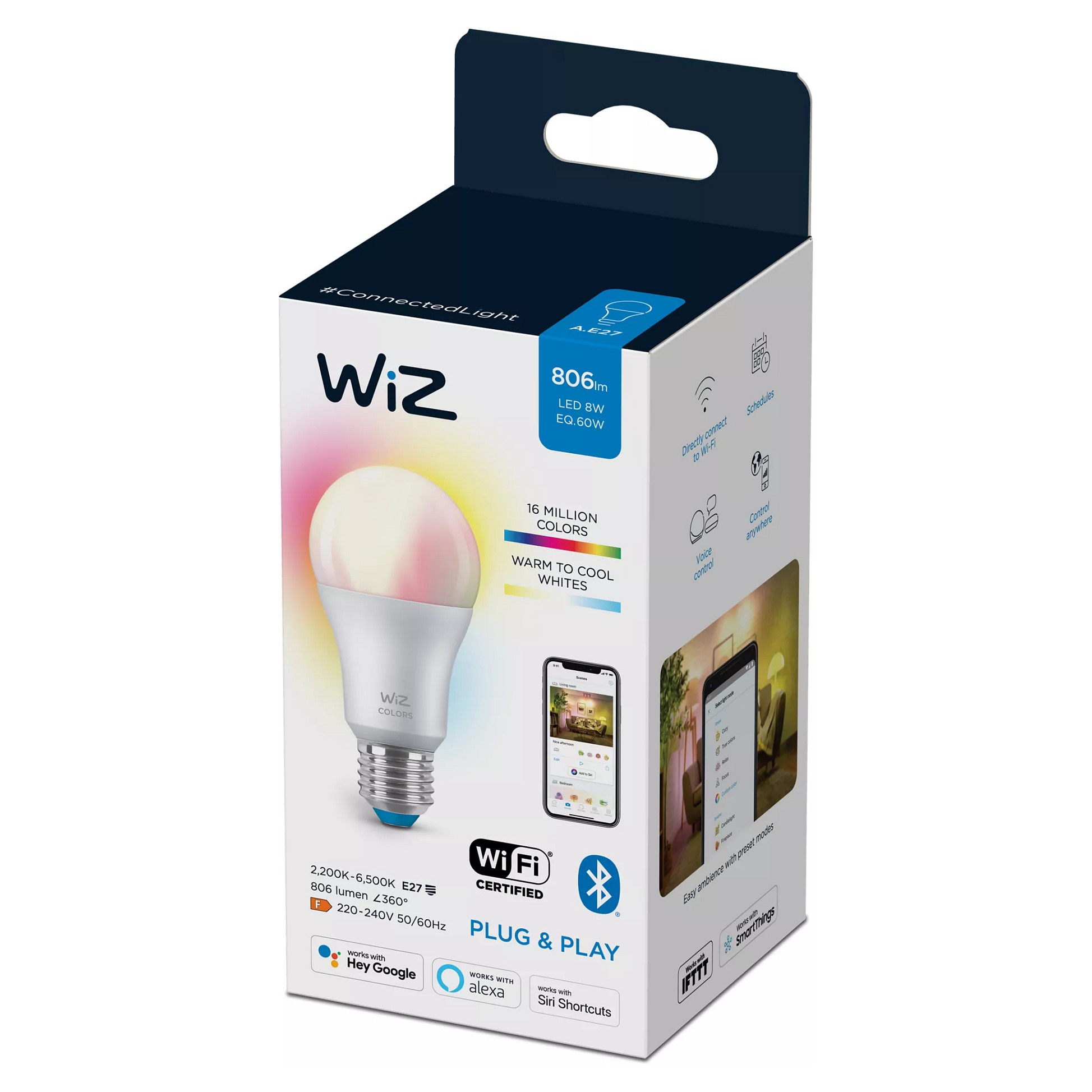 Pametna žarulja PHILIPS Hue White and Color Ambiance E27 (1100 lm, Bluetooth)-4