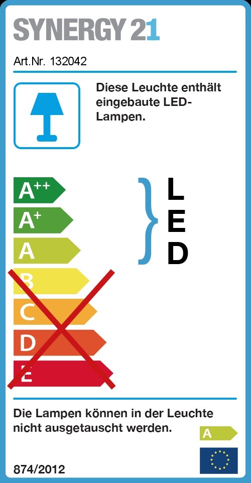 LED panel SYNERGY 21 620x620mm (40W, 3600lm, 4000K, 24V, IP65)-1