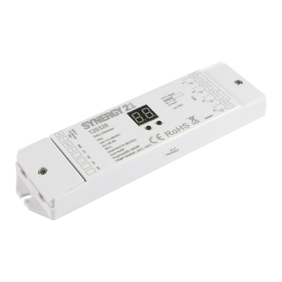 DALI kontroler SYNERGY 21 EOS 07 (4 kanala, rotacijski dimmer, DALI sabirnica)-0