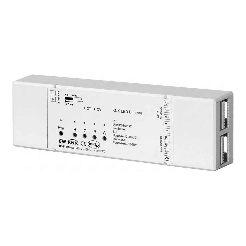 KNX LED kontroler SYNERGY 21 EOS 08 (4x5A, 12-48V DC, RGBW, dinamički efekti)-0