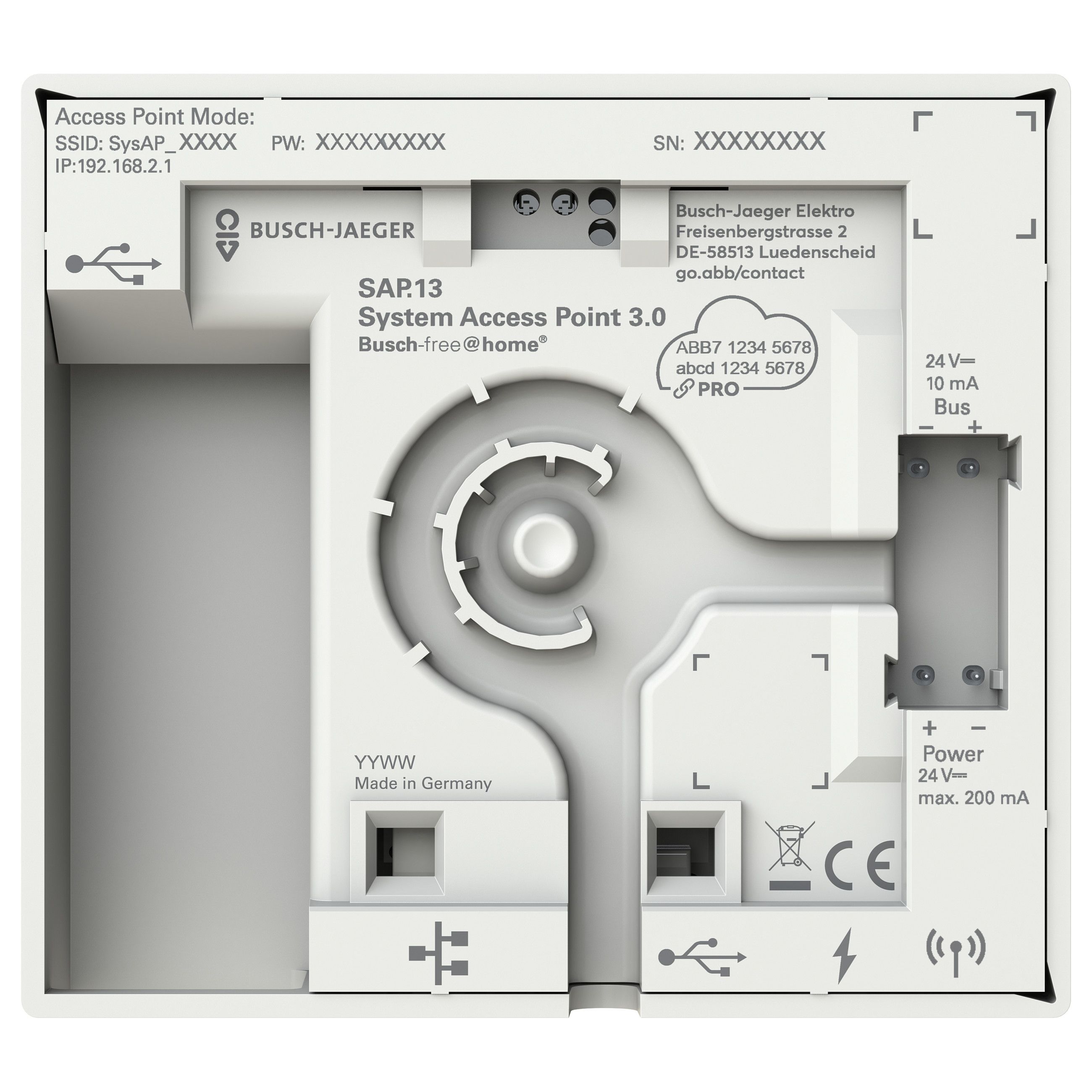 Centralna jedinica BUSCH-JAEGER System Access Point 3.0 (SAP-13, free@home, Wi-Fi, LAN)-4