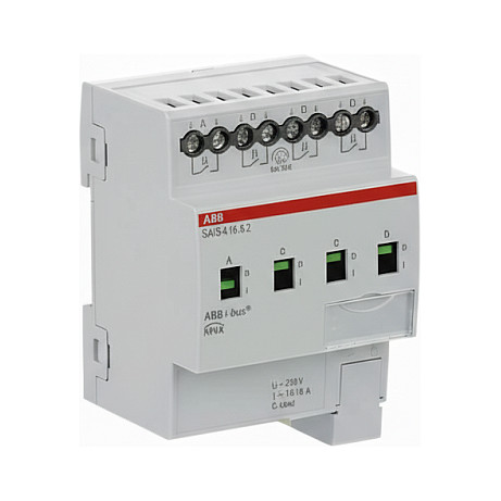 KNX sklopni aktuator ABB SA/S4.16.5.2 (4-kanalni, 16/20 A, C-opterećenje, DIN)-0