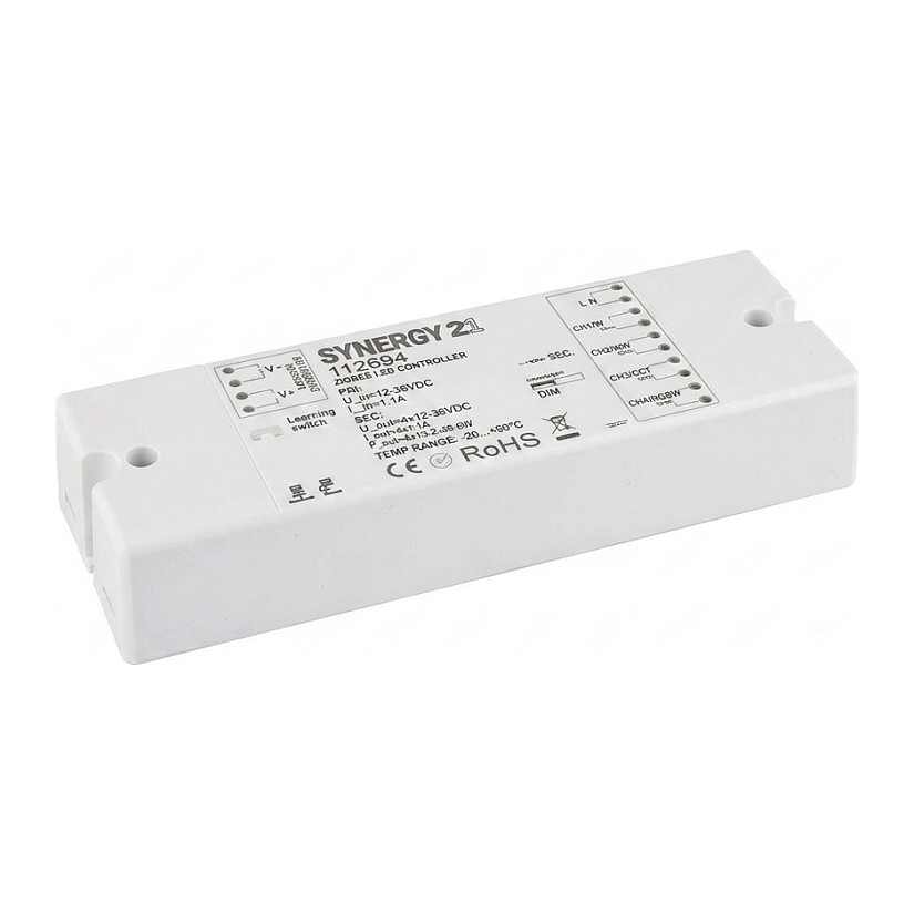 Pametni kontroler za LED trake SYNERGY 21 EOS 10 (ZigBee, 4-kanalni, RGBW, 100W, 12V)