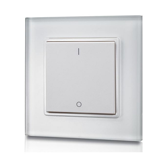 Bežični zidni prekidač SYNERGY 21 LED Serie EOS 05 (1-kanalni, 2.4 GHz, baterijsko napajanje)-0