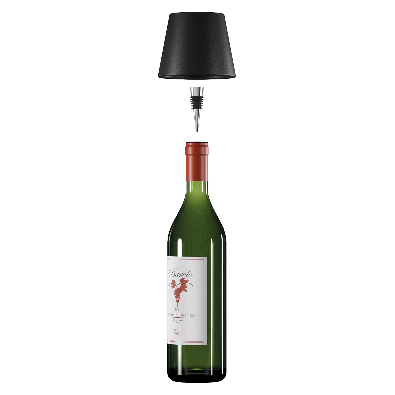 Stolna lampa REALPOWER LED (punjiva, 3 boje svjetla, 1800 mAh, USB-C)-1