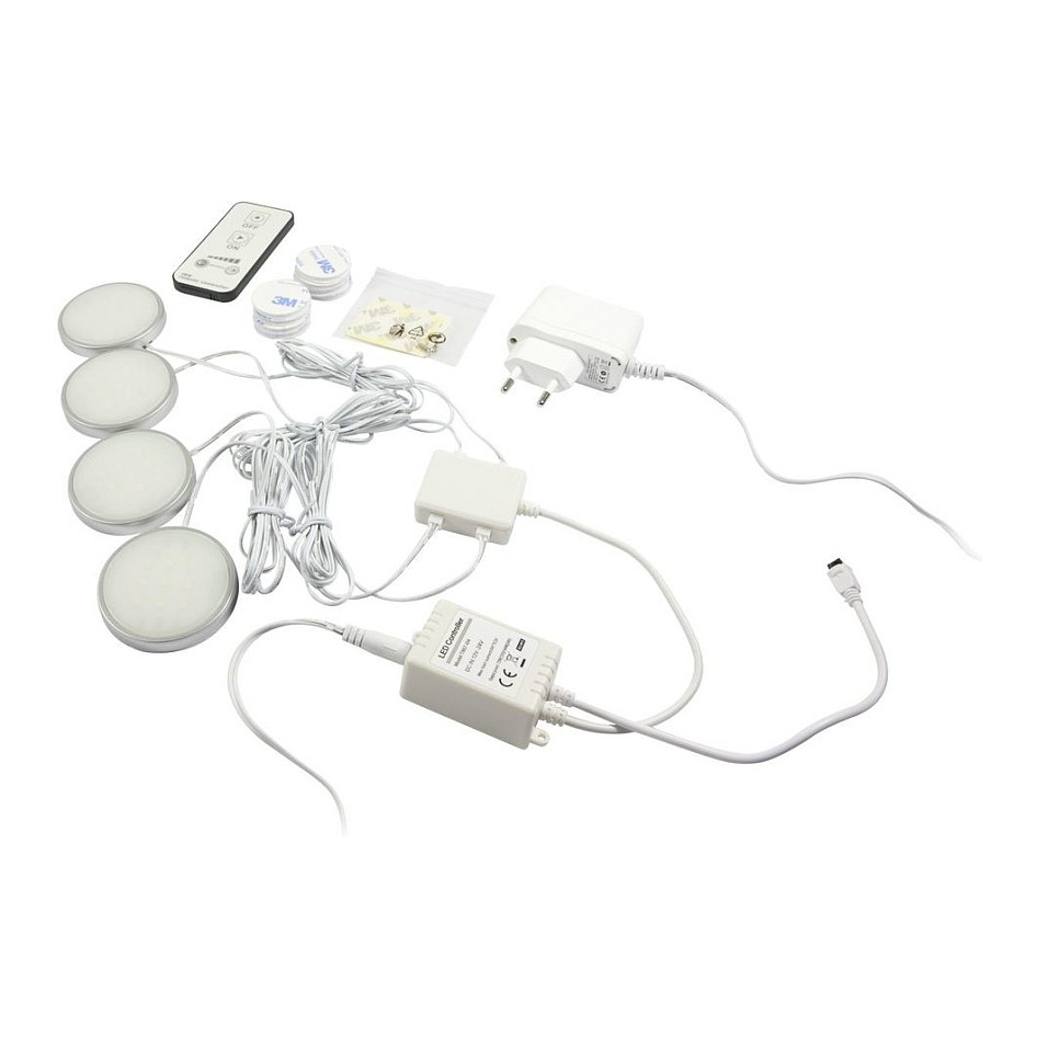 LED traka set SYNERGY 21 Regal (4x30cm, 3000K toplo bijela, s napajanjem i prekidačem)-0