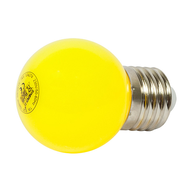 LED Žarulja SYNERGY 21 Retrofit G45 (E27, 1W, žuta, dekorativna)
