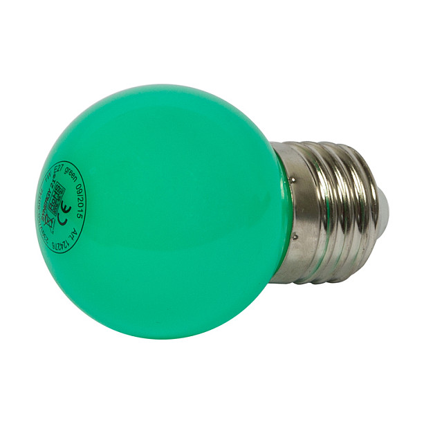 LED Žarulja SYNERGY 21 Retrofit G45 (E27, 1W, zelena)