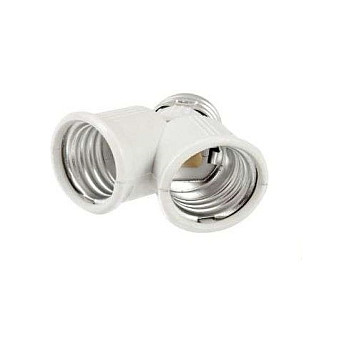 Adapter za žarulje SYNERGY 21 S21-AD-E27-2E27 (E27 na 2x E27, Y-oblik)-1