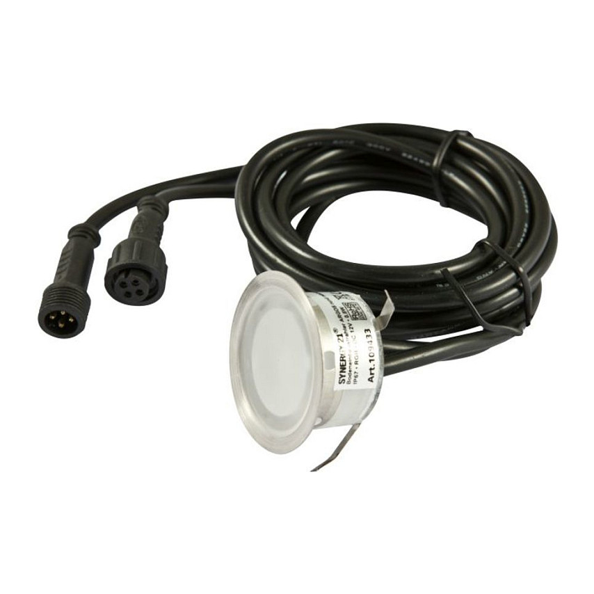 LED ugradbena podna svjetiljka SYNERGY 21 ARGOS minimax (okrugla, RGB, IP67, nehrđajući čelik V4A)