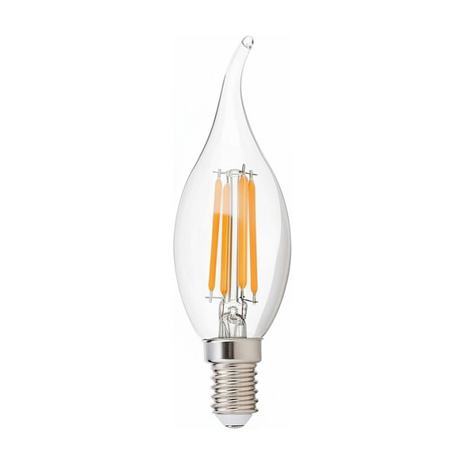 LED Žarulja SYNERGY 21 E14 svijeća zakrivljeni vrh (4.5W, 470lm, 2700K, Dimmable, Prozirna)