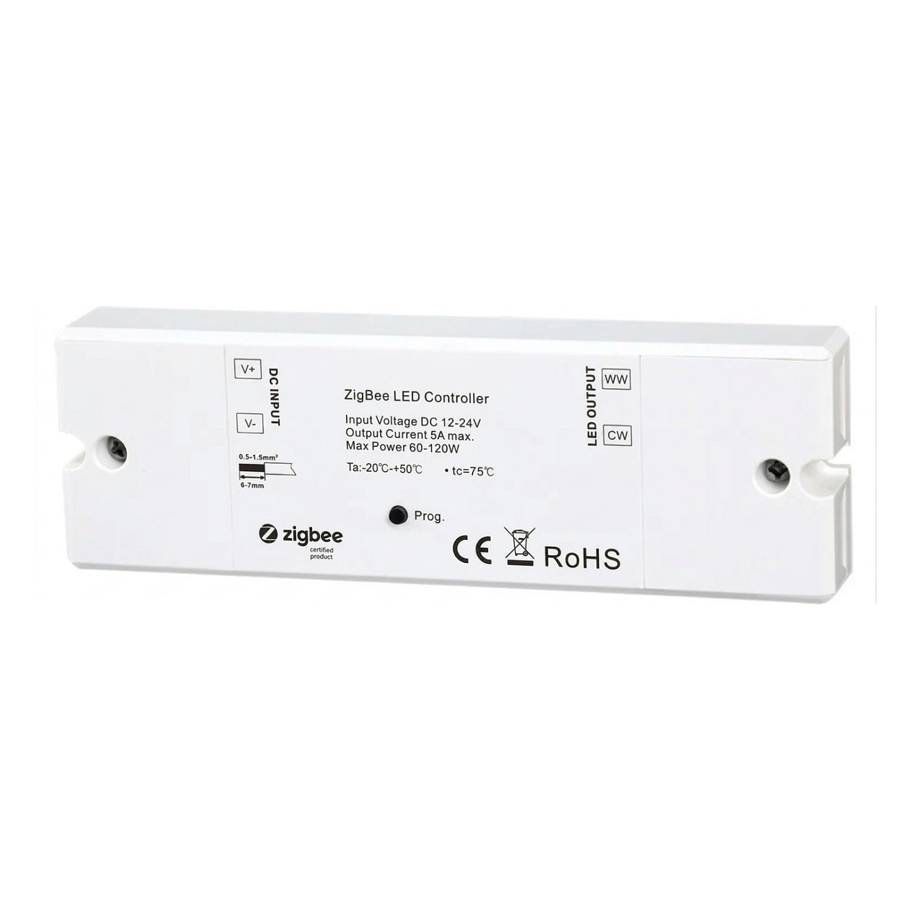 Kontroler za LED trake SYNERGY 21 EOS 10 Zigbee (2-kanalni, CCT, 12-36V)-0