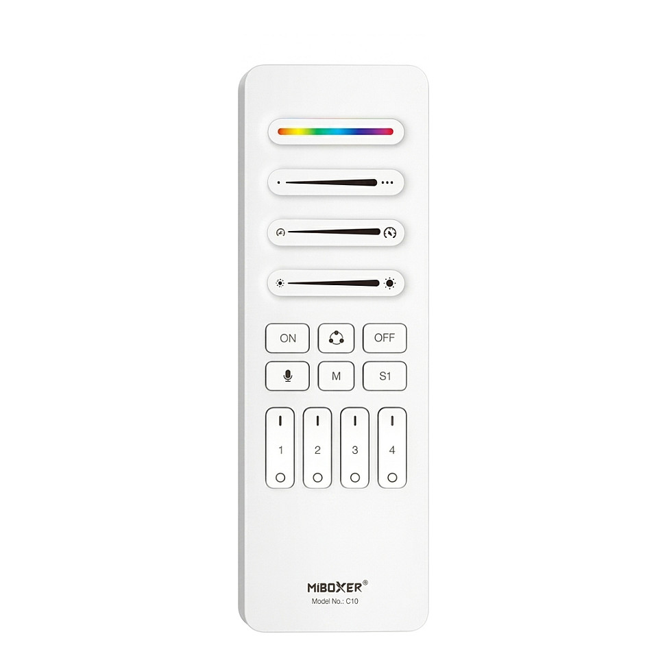 Daljinski upravljač MIBOXER C10-W (SPI, 2.4GHz, 4 zone, RGB/RGB-W/RGB+CCT)-0