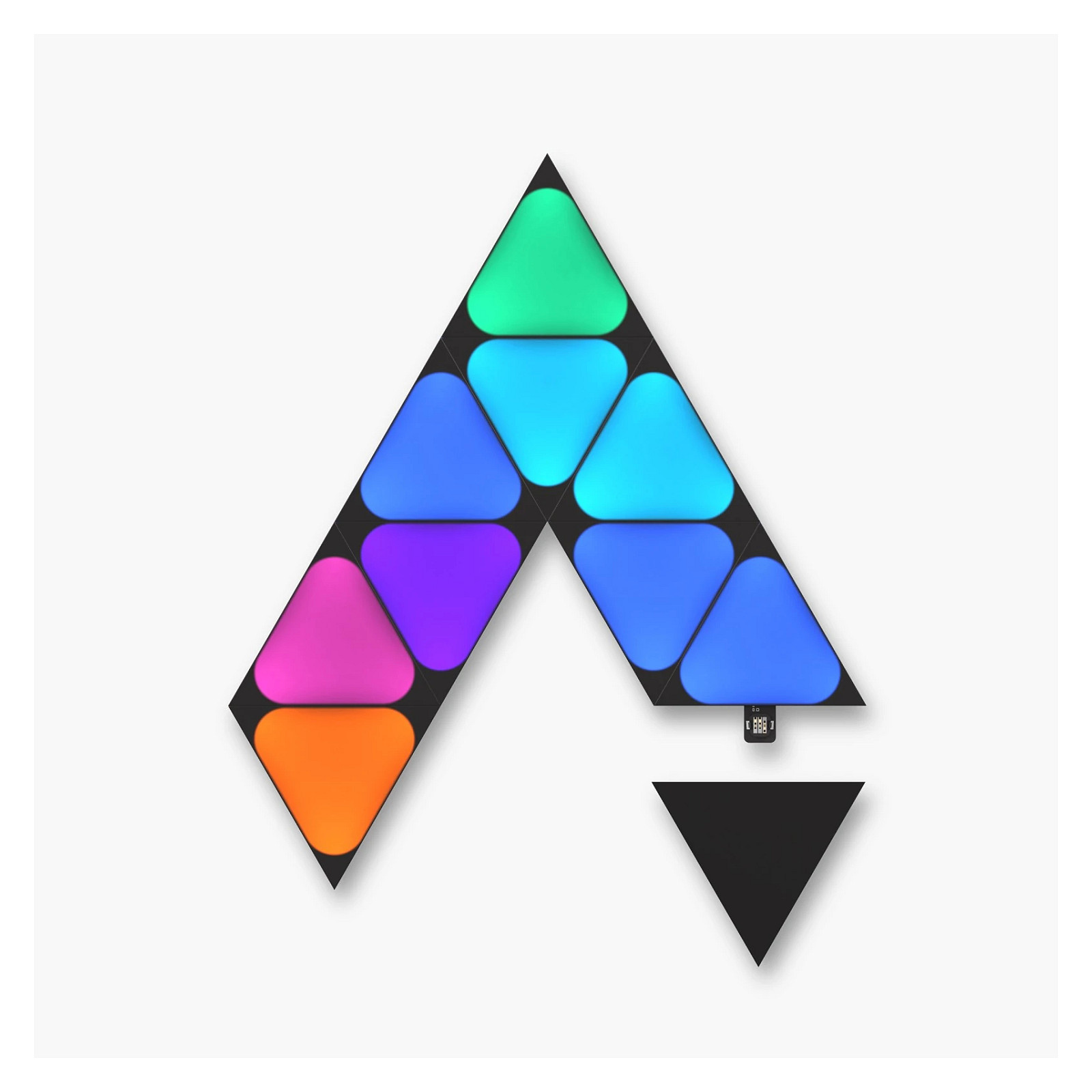 Pametna rasvjeta NANOLEAF Shapes Mini Triangles Ultra Black (Expansion Pack, 10 komada)-0