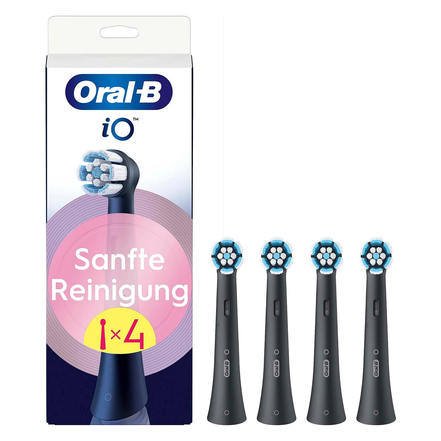 Zamjenske glave ORAL-B iO Gentle Care Black (4 komada)