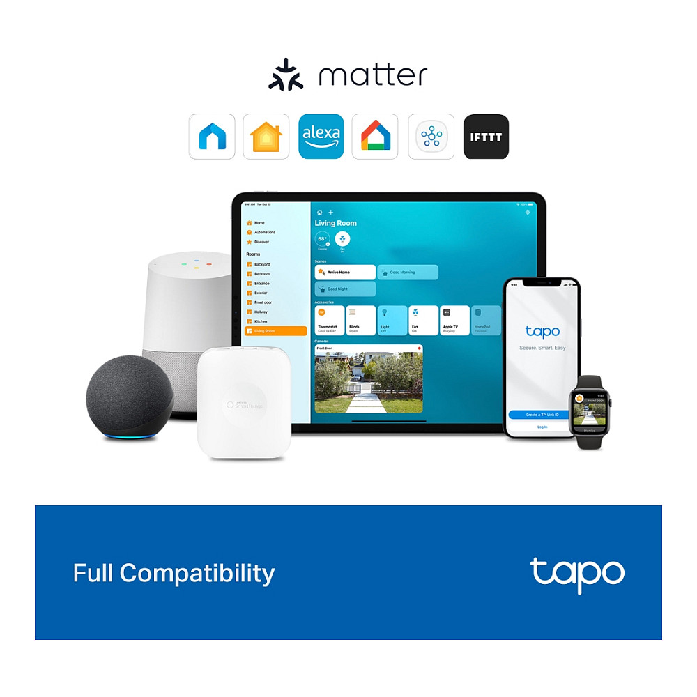 Pametna utičnica TP-LINK Tapo P110 (Wi-Fi, mjerenje potrošnje, daljinsko upravljanje)-6