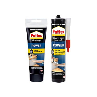 Montažno ljepilo PATTEX Montage Power (370 g, gel, visoka početna snaga)