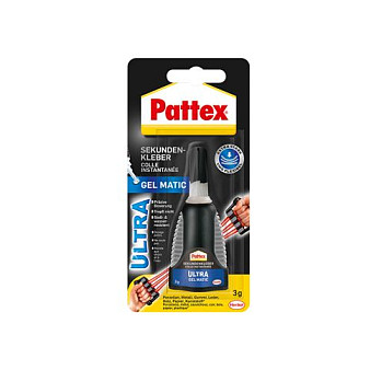 Super ljepilo PATTEX Ultra Gel Matic (3 g, gel formula, otporno na udarce i vodu)-0