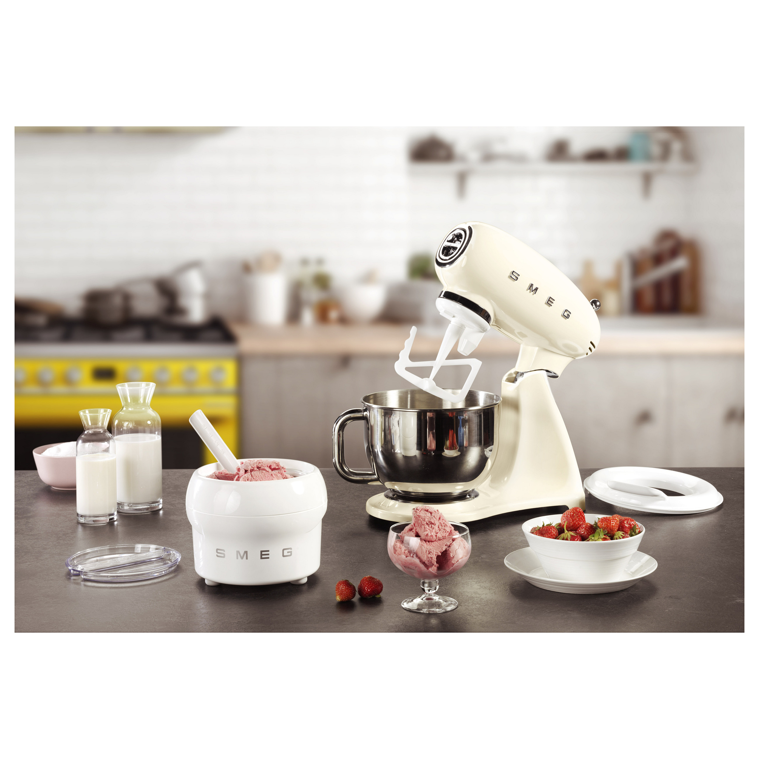 Nastavak za izradu sladoleda SMEG SMIC01 (za SMEG kuhinjske robote, 1.1 L)-10