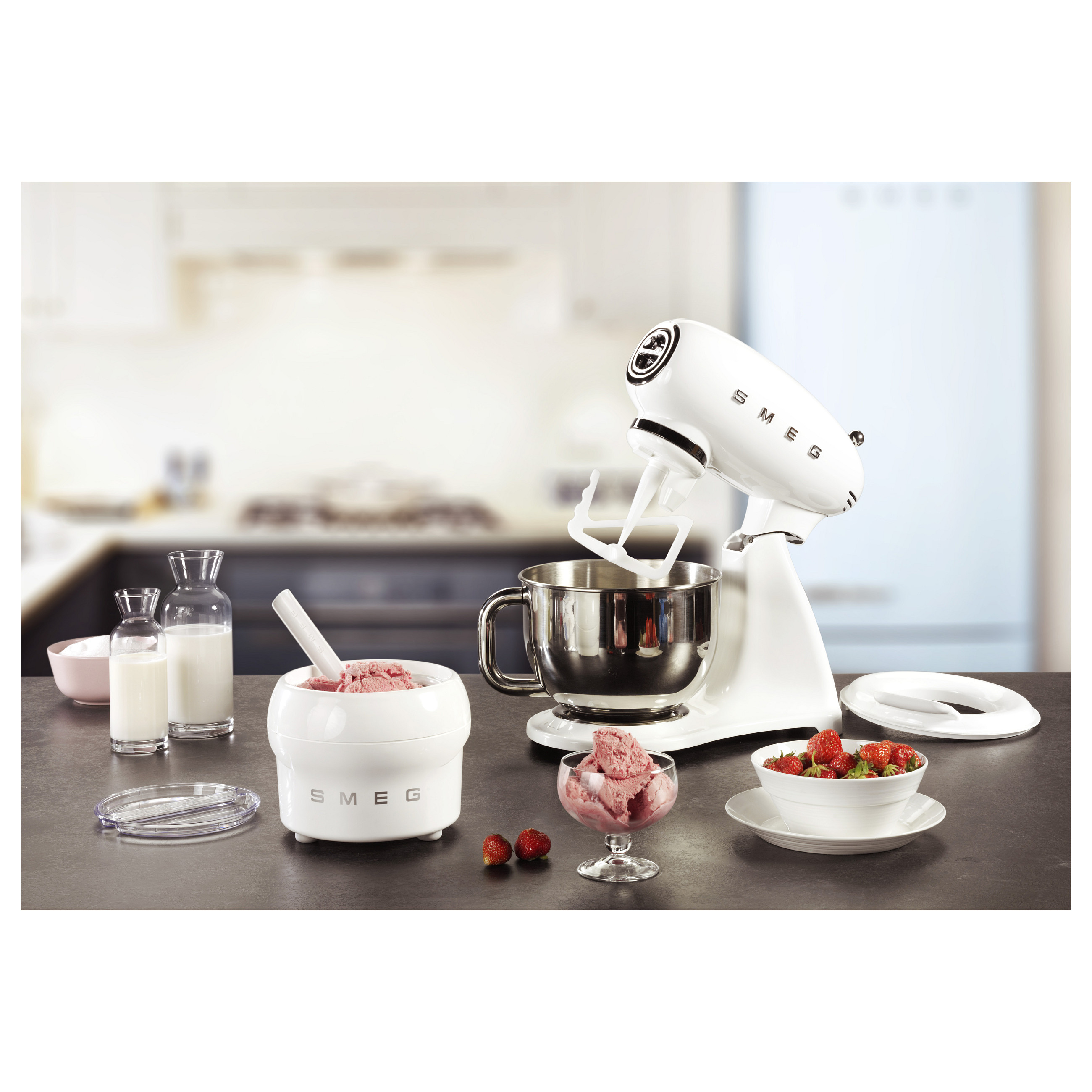 Nastavak za izradu sladoleda SMEG SMIC01 (za SMEG kuhinjske robote, 1.1 L)-11