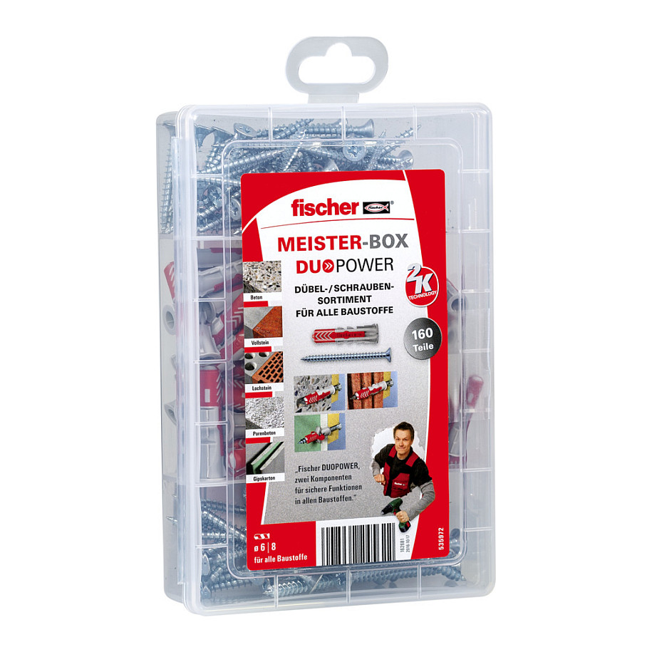 Set tipli i vijaka FISCHER MeisterBox DuoPower (210 komada)-0