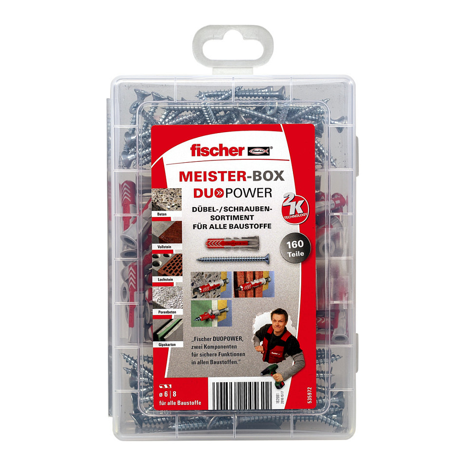 Set tipli i vijaka FISCHER MeisterBox DuoPower (210 komada)-3