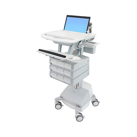 Kolica za laptop ERGOTRON StyleView SV42-6391-1 (SLA napajanje, 9 ladica, za laptope do 17.3")